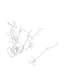 Standard 2-Way Chute Diagram and Parts List for 31AS63EF700 2015 Yard Machines Snow Blower